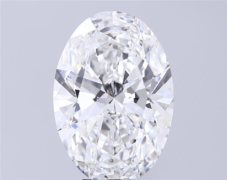 6.08 ct. oval Lab Grown Diamond front image