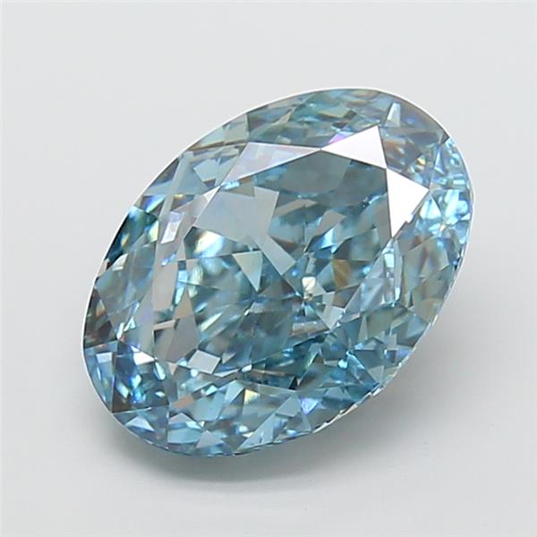 6.05 ct. oval Lab Grown Diamond front image