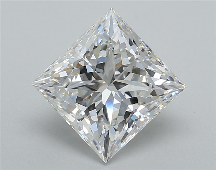 3.02 ct. princess Lab Grown Diamond front image
