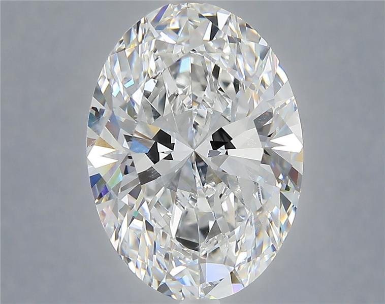 5.30 ct. oval Lab Grown Diamond front image