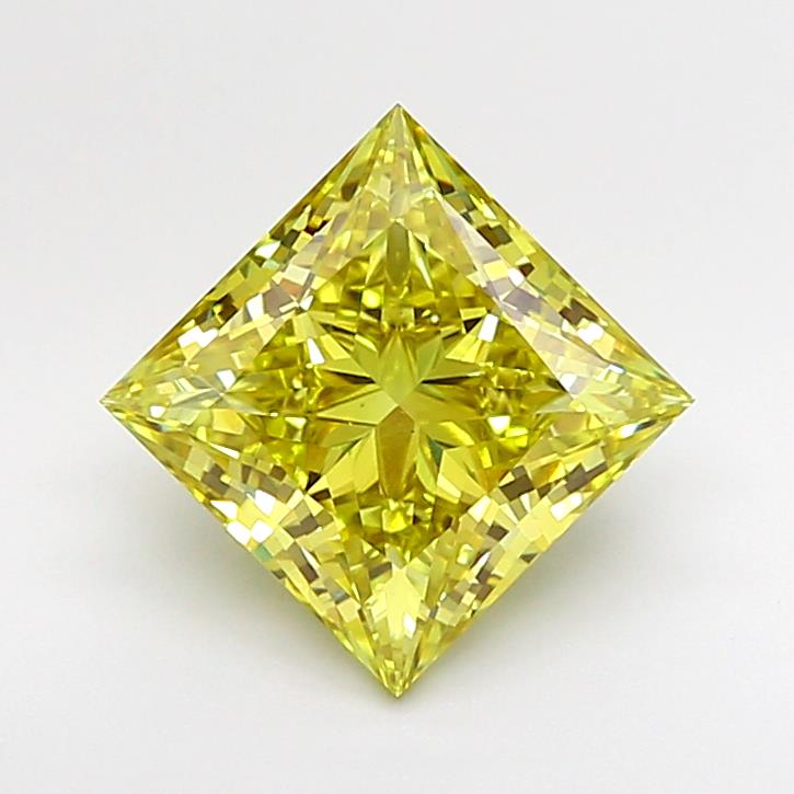 3.08 ct. princess Lab Grown Diamond front image