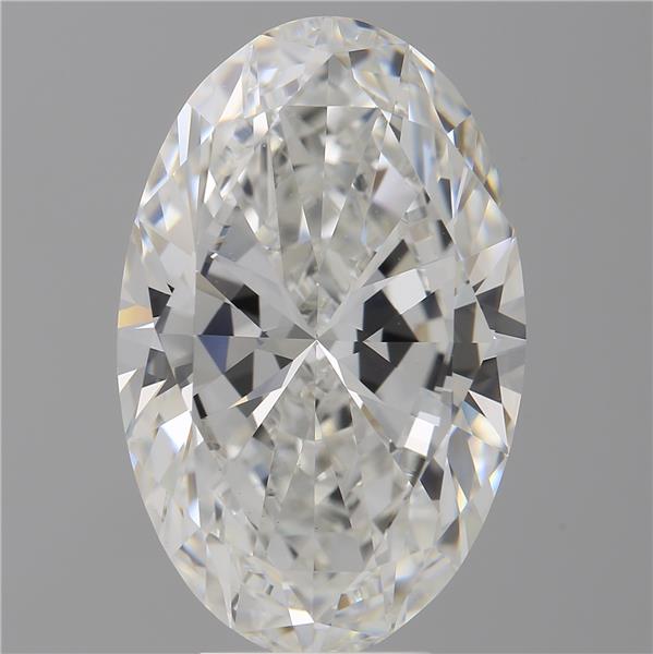 7.10 ct. oval Lab Grown Diamond front image