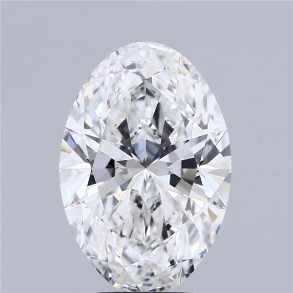 4.08 ct. oval Lab Grown Diamond front image