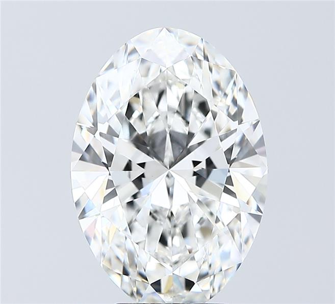 4.09 ct. oval Lab Grown Diamond front image
