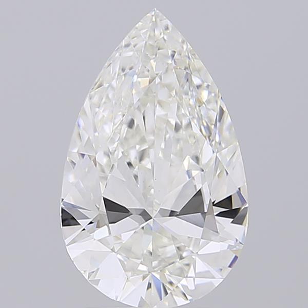 2.95 carat f VS1 EX Cut IGI pear diamond