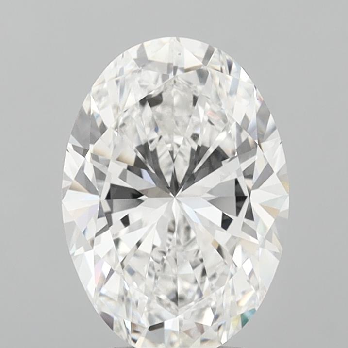 3.08 ct. oval Lab Grown Diamond front image