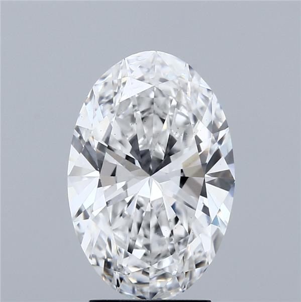 3.03 ct. oval Lab Grown Diamond front image