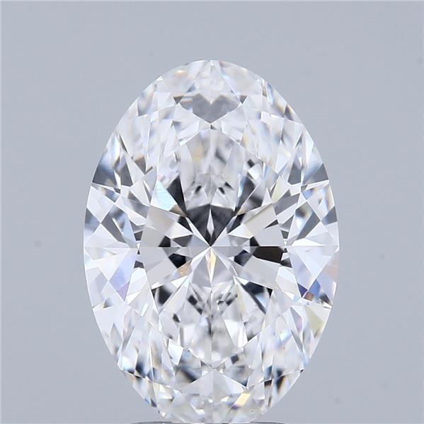 3.02 ct. oval Lab Grown Diamond front image