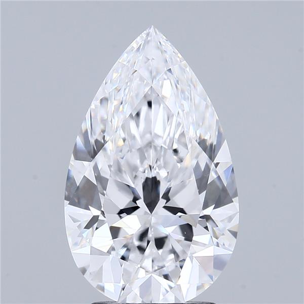 3.02 ct. pear Lab Grown Diamond front image