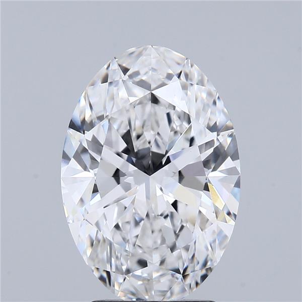 3.09 ct. oval Lab Grown Diamond front image