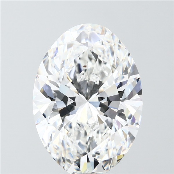 6.02 ct. oval Lab Grown Diamond front image