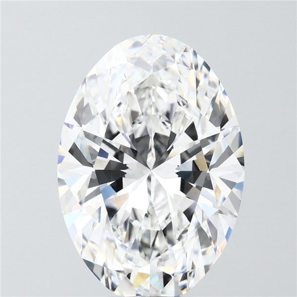 6.09 ct. oval Lab Grown Diamond front image