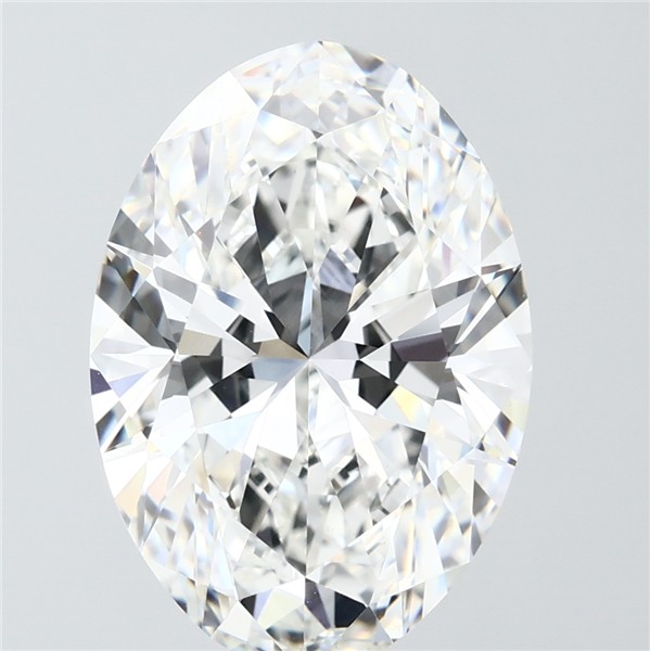 7.05 ct. oval Lab Grown Diamond front image