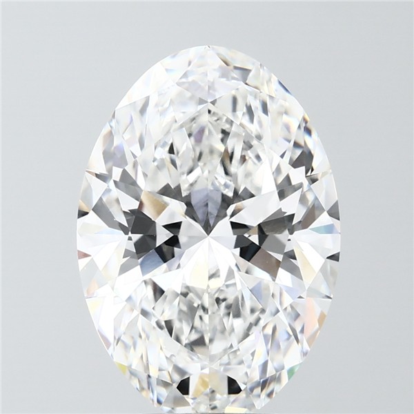 6.08 ct. oval Lab Grown Diamond front image