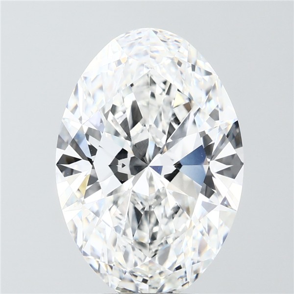 6.03 ct. oval Lab Grown Diamond front image