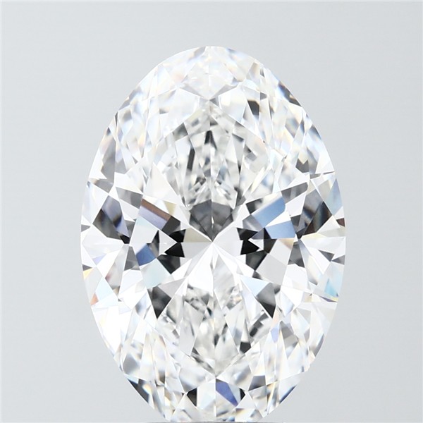6.02 ct. oval Lab Grown Diamond front image