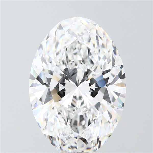 6.08 ct. oval Lab Grown Diamond front image