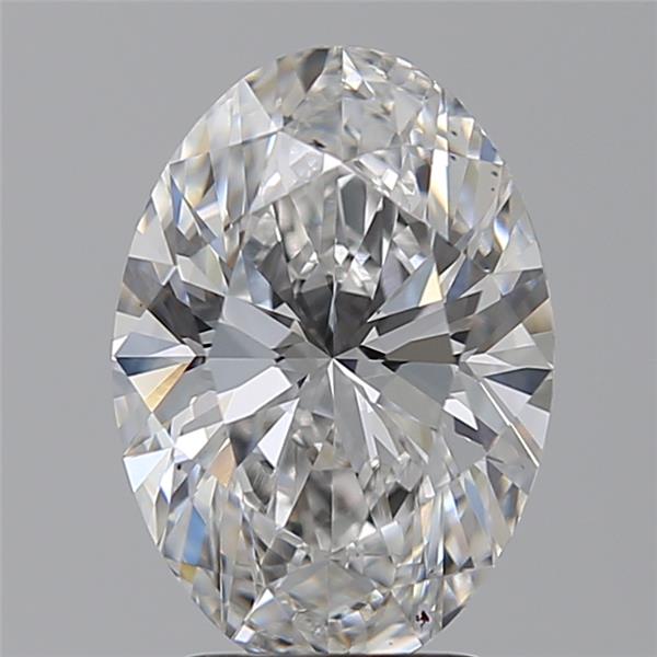 3.02 ct. oval Lab Grown Diamond front image