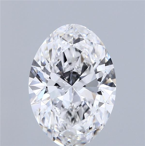 3.06 ct. oval Lab Grown Diamond front image