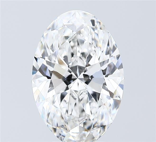 4.05 ct. oval Lab Grown Diamond front image