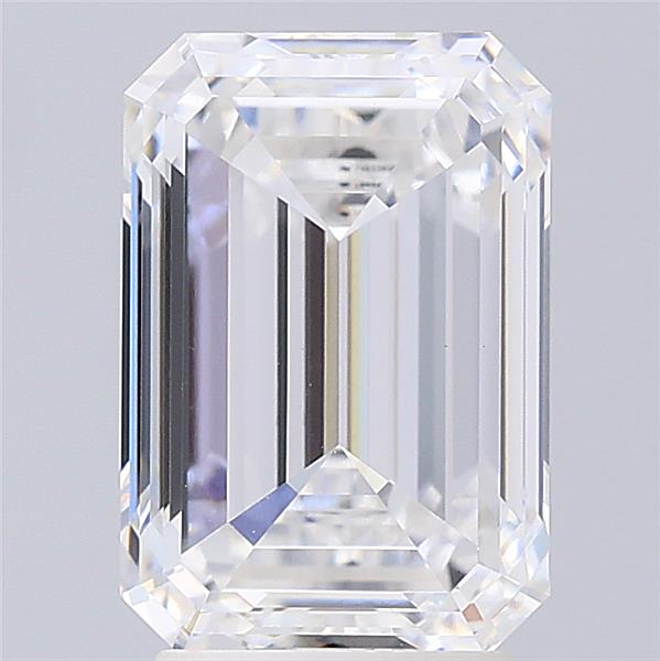 3.70 ct. emerald Lab Grown Diamond front image