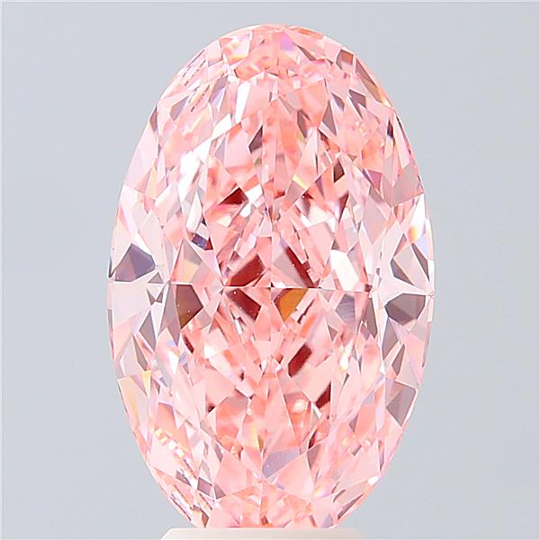 5.52 ct. oval Lab Grown Diamond front image