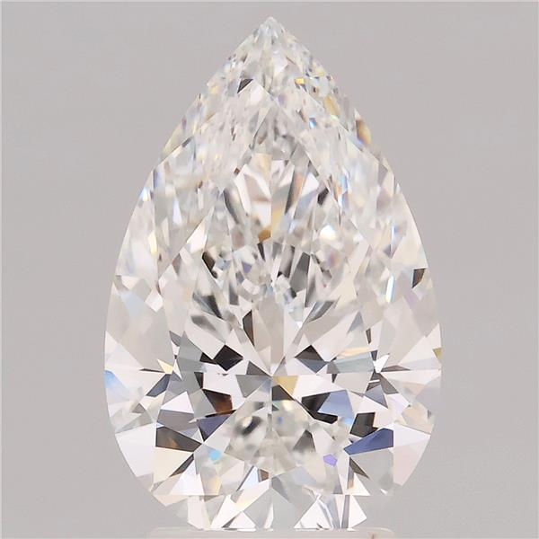 3.03 carat f VVS2 EX Cut IGI pear diamond
