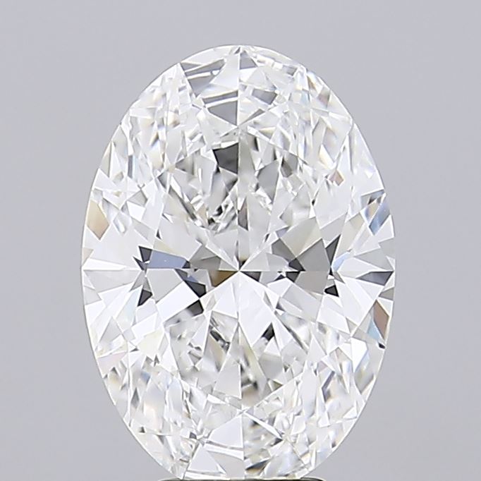 6.09 ct. oval Lab Grown Diamond front image