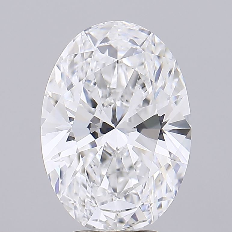 5.09 ct. oval Lab Grown Diamond front image