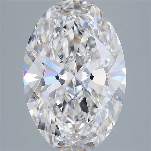 5.01 ct. oval Lab Grown Diamond front image