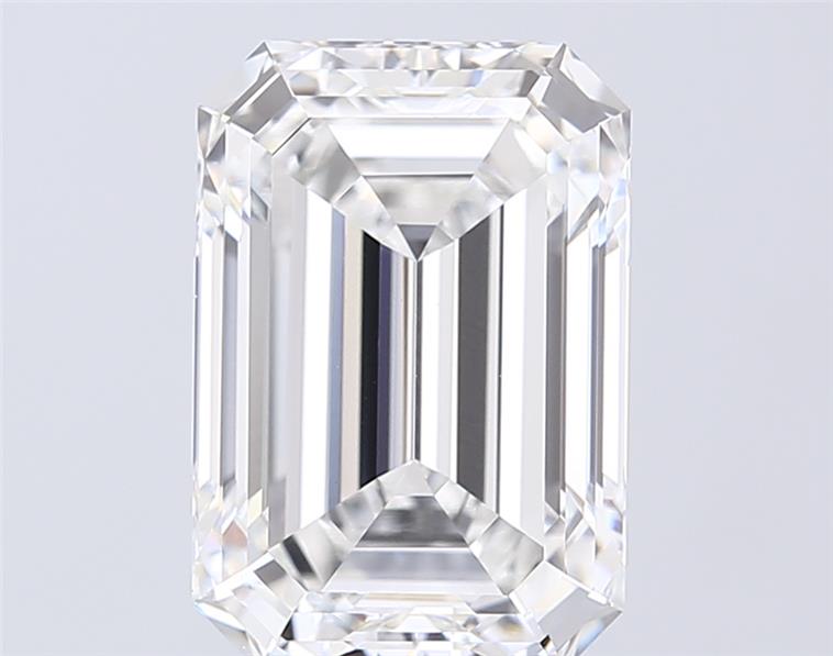 6.09 ct. emerald Lab Grown Diamond front image