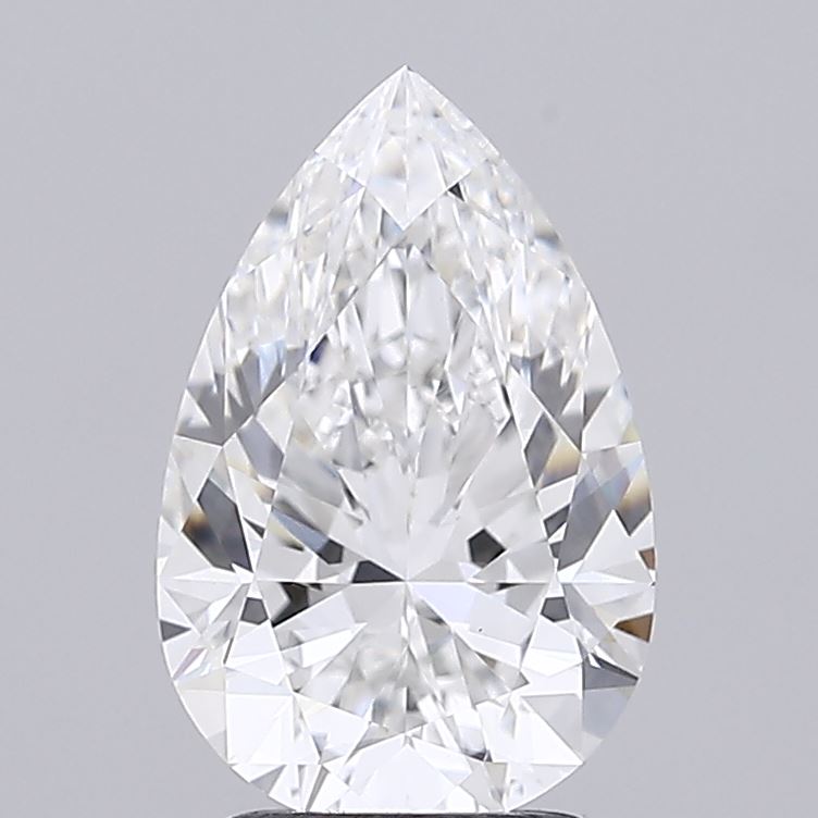 2.70 ct. pear Lab Grown Diamond front image