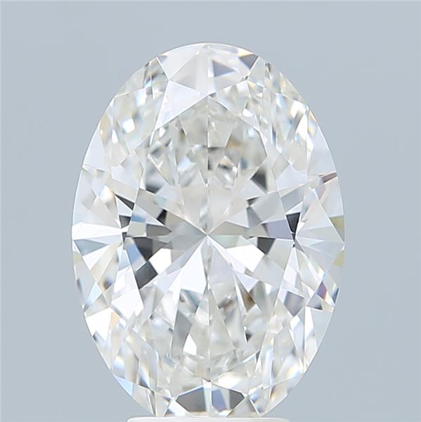5.09 ct. oval Lab Grown Diamond front image