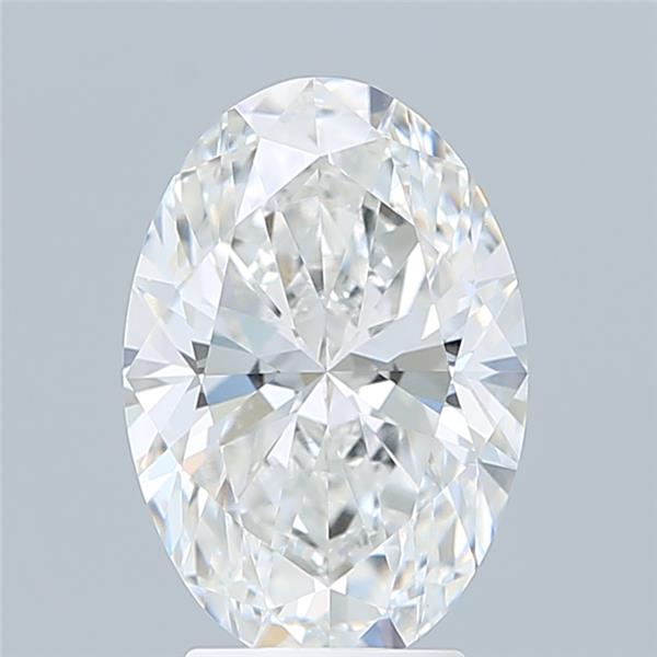3.58 ct. oval Lab Grown Diamond front image