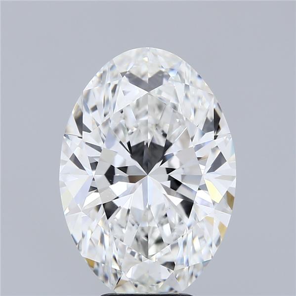 6.04 ct. oval Lab Grown Diamond front image