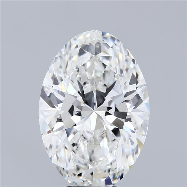6.03 ct. oval Lab Grown Diamond front image