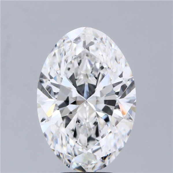 6.09 ct. oval Lab Grown Diamond front image