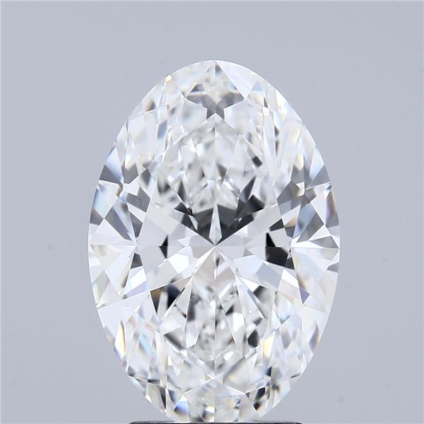 3.09 ct. oval Lab Grown Diamond front image
