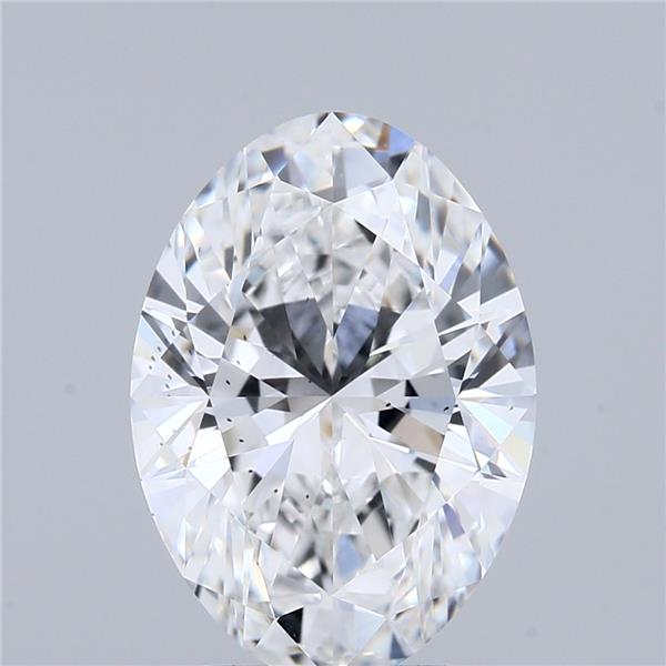 3.09 ct. oval Lab Grown Diamond front image
