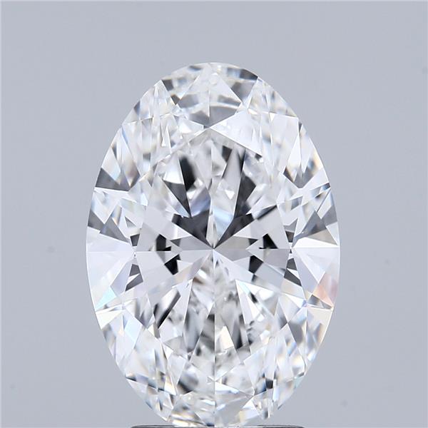 3.07 ct. oval Lab Grown Diamond front image