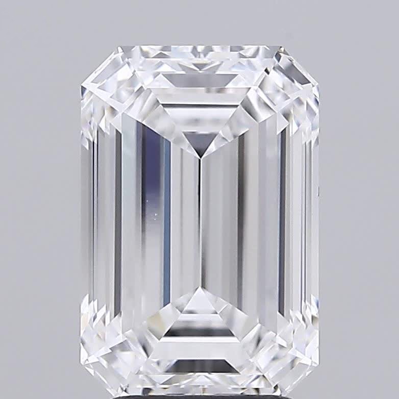 3.77 ct. emerald Lab Grown Diamond front image