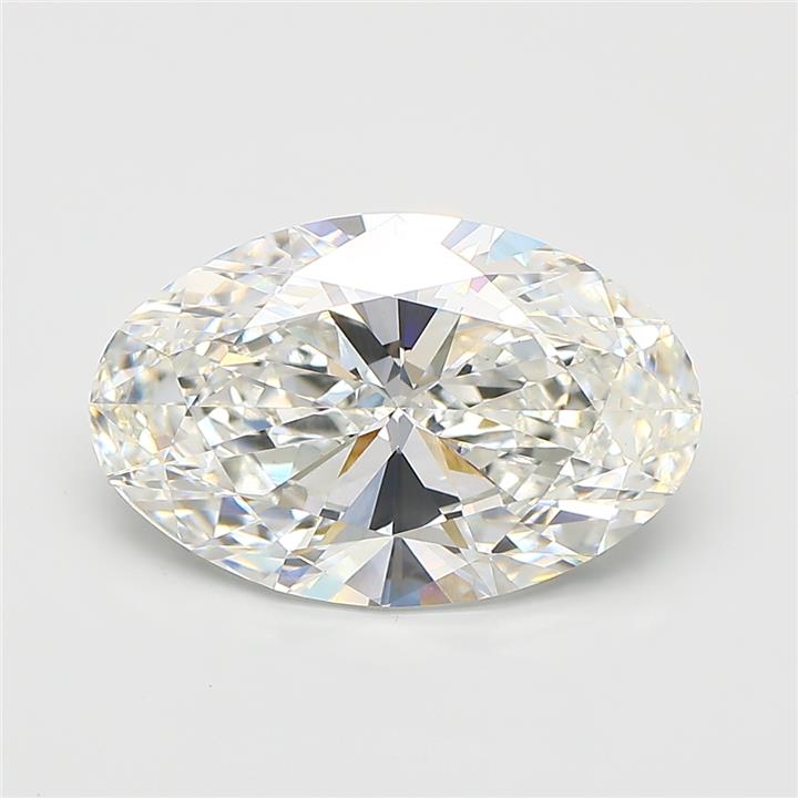 5.04 ct. oval Lab Grown Diamond front image