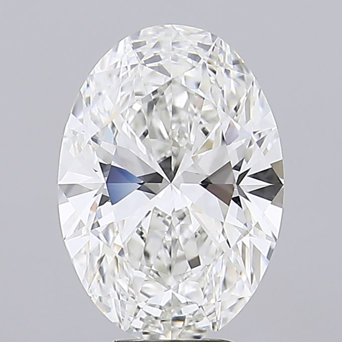 6.09 ct. oval Lab Grown Diamond front image
