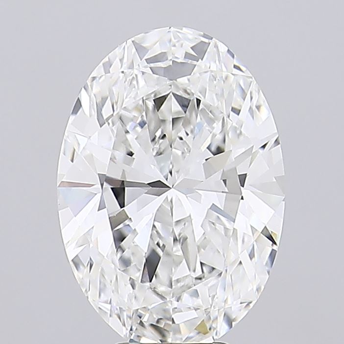 7.01 ct. oval Lab Grown Diamond front image