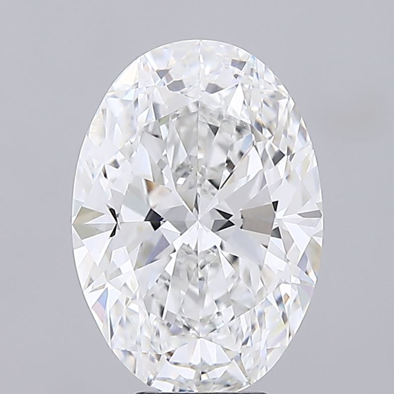 5.90 ct. oval Lab Grown Diamond front image
