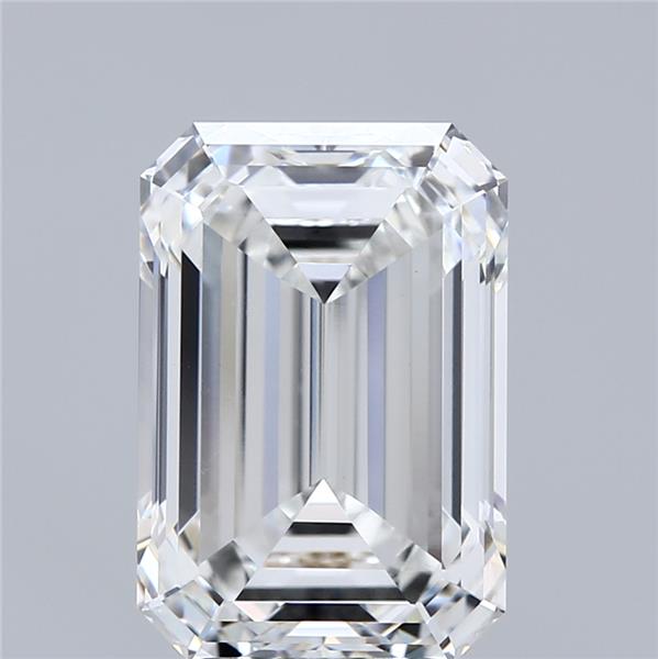 6.05 ct. emerald Lab Grown Diamond front image