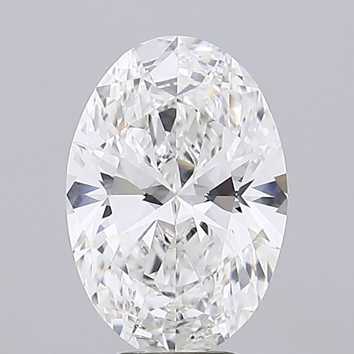 6.08 ct. oval Lab Grown Diamond front image