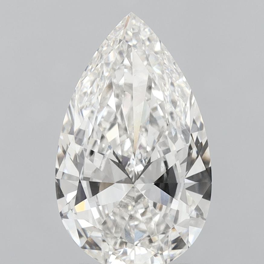 3.02 ct. pear Lab Grown Diamond front image