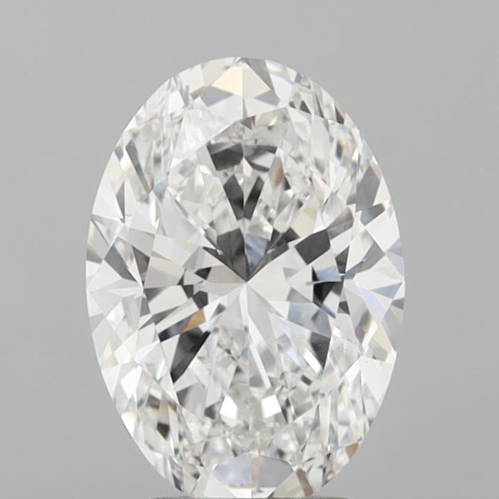 3.05 ct. oval Lab Grown Diamond front image