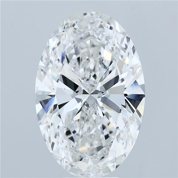 7.01 ct. oval Lab Grown Diamond front image